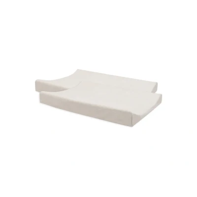Afbeelding van Jollein Aankleedkussenhoes Badstof 2 Stuks 50x70 cm Oatmeal