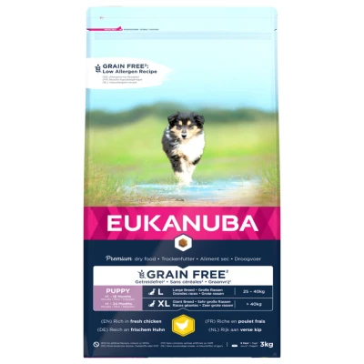 Afbeelding van Eukanuba Pup &amp; Junior Large Grain Free Kip Puppy Hondenvoer 3 kg