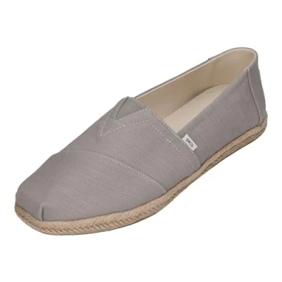 Afbeelding van TOMS Alpargata Espadrilles, Heren, Maat: 41, Grey Katoen