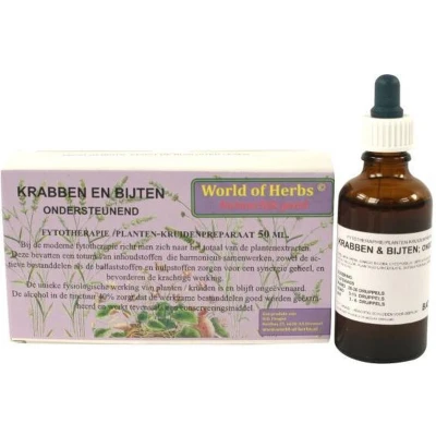 Afbeelding van World Of Herbs Fytotherapie Krabben En Bijten