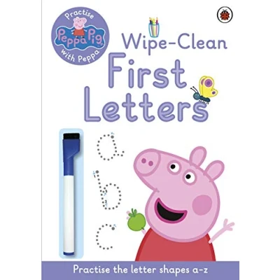 Afbeelding van ISBN Peppa Pig: Practise with Peppa: Wipe Clean First Letters, Anglais, 16 pages