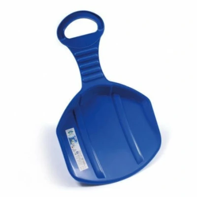 Afbeelding van Kunststof slee met handvat blauw