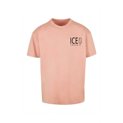 Afbeelding van Merchcode ICE Cream Tshirt print, Heren, Maat: Large, Amber