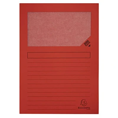 Afbeelding van Exacompta L map Forever, Voor Ft A4, Pak Van 25 Stuks, Rood
