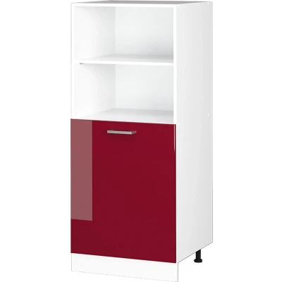 Afbeelding van Vicco Universele voorraadkast R Line, Bordeauxrode hoogglans/Wit, 60 cm met open vakken en deur