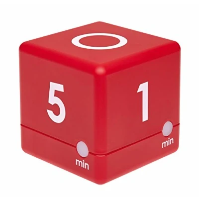 Afbeelding van TFA Dostmann Timer Cube Rood Digitaal