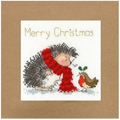 Afbeelding van Margaret Sherry Christmas Wishes wenskaart borduren