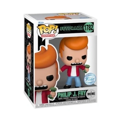 Afbeelding van Funko Pop! Animation: Futurama Philip J. Fry (Take my Money) MEME #1782 Entertainment Earth Exclusive
