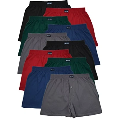 Afbeelding van MioRalini Set van 10 zachte en casual boxershorts voor heren