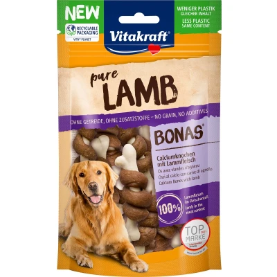 Afbeelding van Vitakraft Lamb Bonas Calciumbotten Hond hondensnack 80 gram