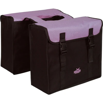 Afbeelding van Dubbele fietstas Greenlands 34 liter 37 x 33 14cm (2x) zwart paars