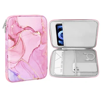 Afbeelding van MoKo 9 11 Inch Tablet Sleeve Case, Fits iPad Air 5 10.9&quot; 2022, Pro M2 2022 2018, 10th 10.9 4 10.9, Tab S8/A7, Protective Bag Carrying Case with Pocket, Cloudy Pink