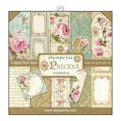 Afbeelding van Stamperia Precious 12x12 Inch Paper Pack (SBBL24)