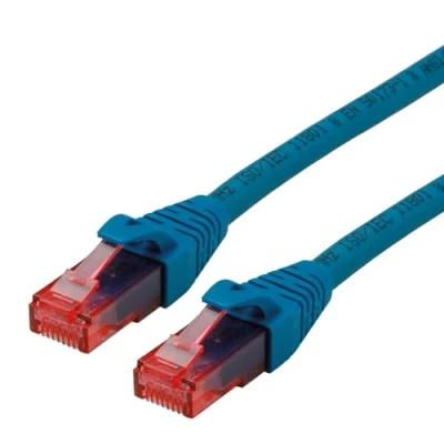 Afbeelding van ROLINE Patchkabel Cat.6 UTP, Component Level, LSOH, blauw, 1 m