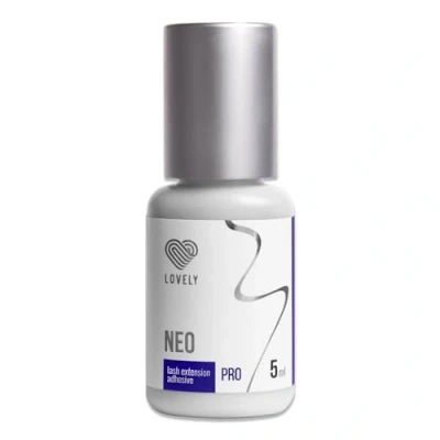 Afbeelding van LOVELY NEO wimperlijm 5 ml, kleur: ZWART snelle vloeibare lijm, onmiddellijke droogtijd 8 weken hechting, zeer elastisch, duurzaam, voor professionele wimperextensions