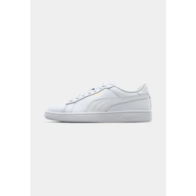 Afbeelding van Puma Smash 3.0 Unisex Sneakers laag, Maat: 48, White/gold Leer en imitatieleer
