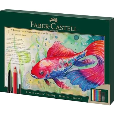 Afbeelding van Faber Castell aquarelpotloden set Albrecht Durer &amp; Pitt Artist Pen 21 delig FC 217552