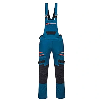 Afbeelding van Portwest DX4 DX441MBRL Slabbetje met dragers, maat L, metroblauw