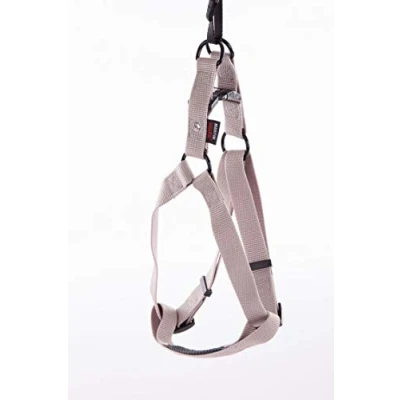 Afbeelding van Tuig voor hond nylon uni grijs 25 mmx70 90 cm
