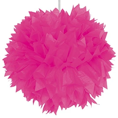 Afbeelding van Pompom magenta per stuk