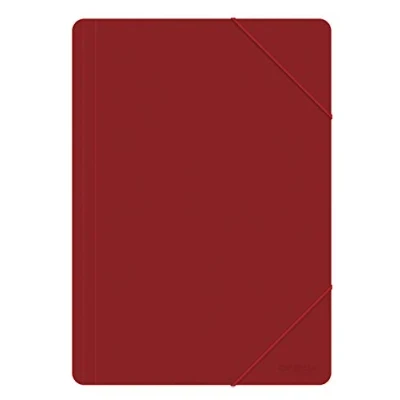 Afbeelding van Office Products Documentenmap met elastiek, 500 micron, A4, 240 x 320 mm, rood