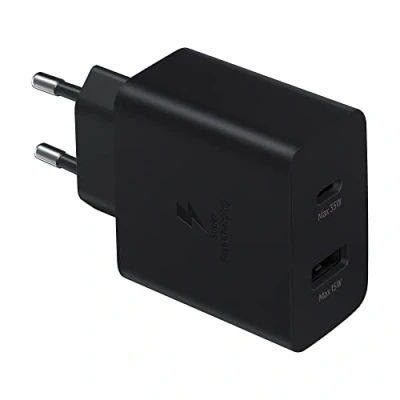 Afbeelding van Samsung Dual USB C Snellader 35W Zwart