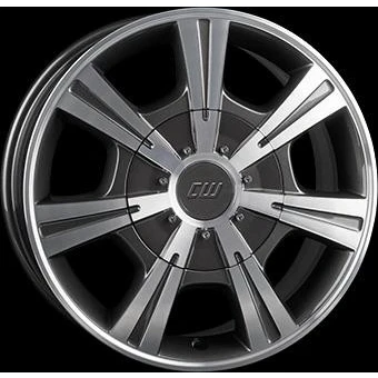 Afbeelding van BORBET 5 gat 17duim 120mm lichtmetalen Velg CH Antraciet / Poliert 495556