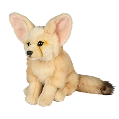 Afbeelding van Uni Toys Woestijnvos, Fennek 24 cm (hoogte) pluche vos, wild dier knuffeldier