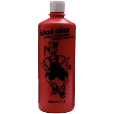 Afbeelding van Talens plakkaatverf donkerrood 1000 ml