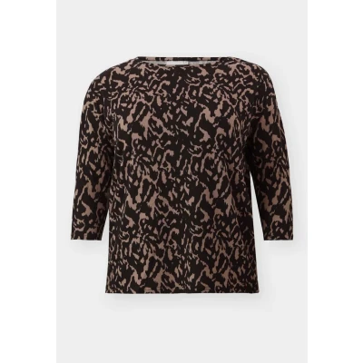 Afbeelding van ONLY Carmakoma Caralba 3/4 Trui, Dames, Maat: L 50/52, Black