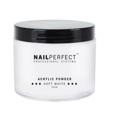 Afbeelding van Nail Perfect Basic Acrylic Powder Soft White 100 gr