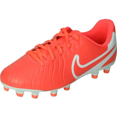 Afbeelding van Nike Performance JR Legend 10 CLUB FG/MG Unisex Voetbalschoenen met Kunststof noppen voor kinderen, Maat: 33.5, Hot lava/white