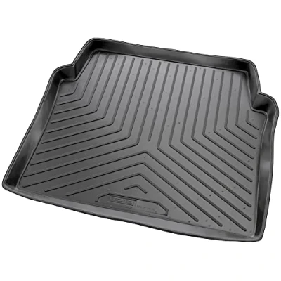 Afbeelding van Recambo Premium rubberen kofferbakmat voor Mercedes E Klasse W124 Limousine 1984 1995 Perfecte pasvorm met rand