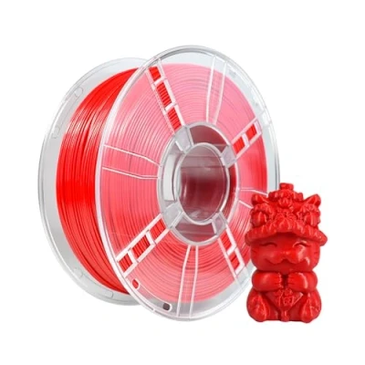 Afbeelding van iBOSS PETG filament 1,75 mm, sterker voor 3D printers, 1 kg spoel, maatnauwkeurigheid +/ 0,02 printerfilament rood