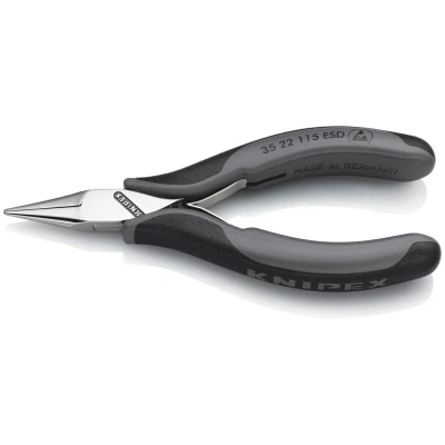 Afbeelding van Knipex 3522115 ESD elektronica grijptang halfronde bek