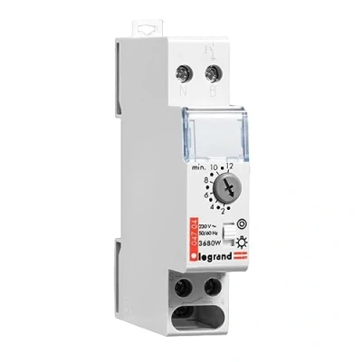 Afbeelding van LEGRAND, Rex800Multi 004704 Trapverlichting timer 230 V 50/60 Hz 1 DIN rail module met aparte stuurspanningsingang