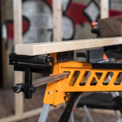 Afbeelding van CROC LOCK® Rolsteun De steun verplaatst je werkstuk gemakkelijk tijdens het werken, tegelijkertijd ondersteun Maxxwork