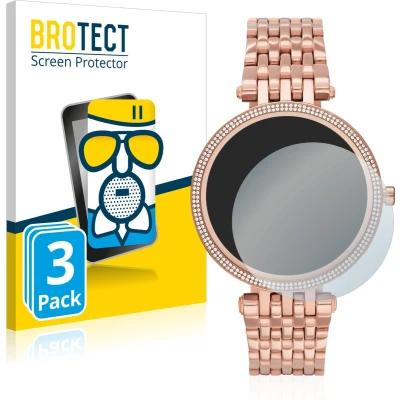 Afbeelding van BROTECT AirGlass Matte kogelwerende glasfolie, Smartwatch beschermfolie, Grijs