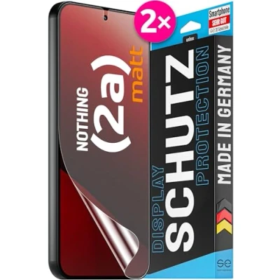 Afbeelding van Nothing Phone 2a displaybeschermfolie, antireflecterend, mat, alternatief voor beschermglas, 2 stuks