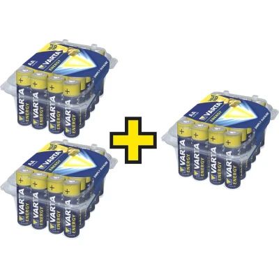 Afbeelding van Varta Energy AA batterij (penlite) Alkaline 1.5 V 72 stuk(s)