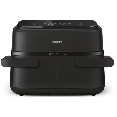 Afbeelding van Philips 1000 Series Dual basket Airfryer NA150/00 Dubbele Mand 7,1L Tot 6 Personen Flexible