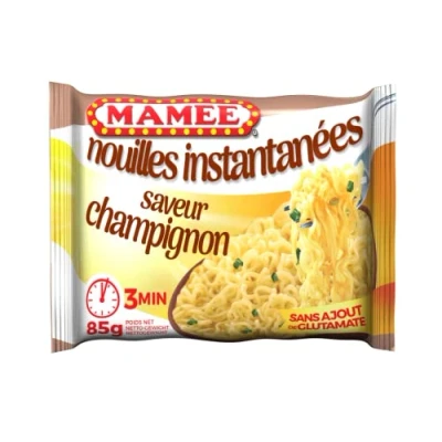 Image de Mamee Nouilles instantanées, saveur champignon Le sachet de 85g