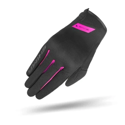 Afbeelding van SHIMA ONE EVO Motorhandschoenen van textiel, kort, voor dames, motorhandschoenen, zomer, gepantserd, geperforeerd, geventileerd, versterkt, licht, motorcross (dames, roze, M)