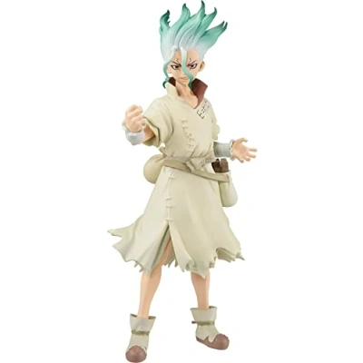 Afbeelding van Banpresto actiefiguur Senku Ishigami Dr. Stone Of World, 18 cm, BP18827, meerkleurig