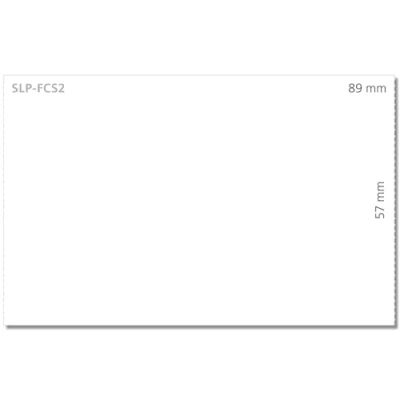 Afbeelding van Seiko Instruments SLP FCS2 Wit 57 x 89 mm 140 g/m² 600 kaart(en) afspraak/visitekaartjes voor Smart Label Printer 420, 430, 440, 440 Office Administration Pack, 450, 620, 650SE