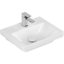 Afbeelding van Villeroy &amp; Boch Subway 3.0 fontein voor meubel wit ceramic+