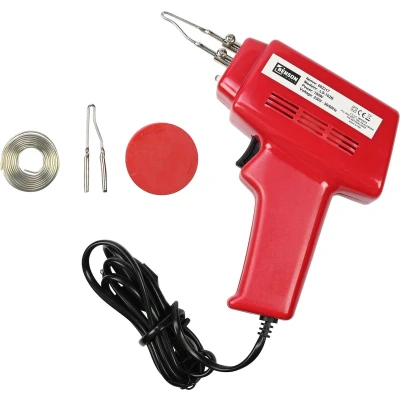 Afbeelding van Benson Soldeerpistool Set 100 Watt Elektrisch Rood