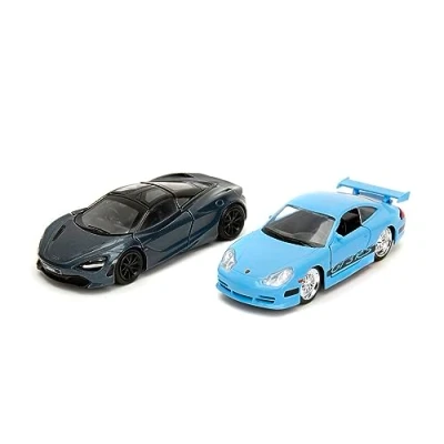 Afbeelding van The Fast and Furious duo pack modelauto&#039;s 1:32 Porsche 911 RS + McLaren 720S