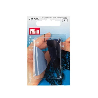 Afbeelding van Prym 431700 vingerbescherming, blauw, pruim, lichtblauw, verschillende kleuren, 2 stuks