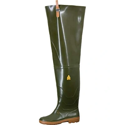 Afbeelding van Nora River rubberen laarzen, uniseks, volwassenen, groen, 43/44 EU, Groen
